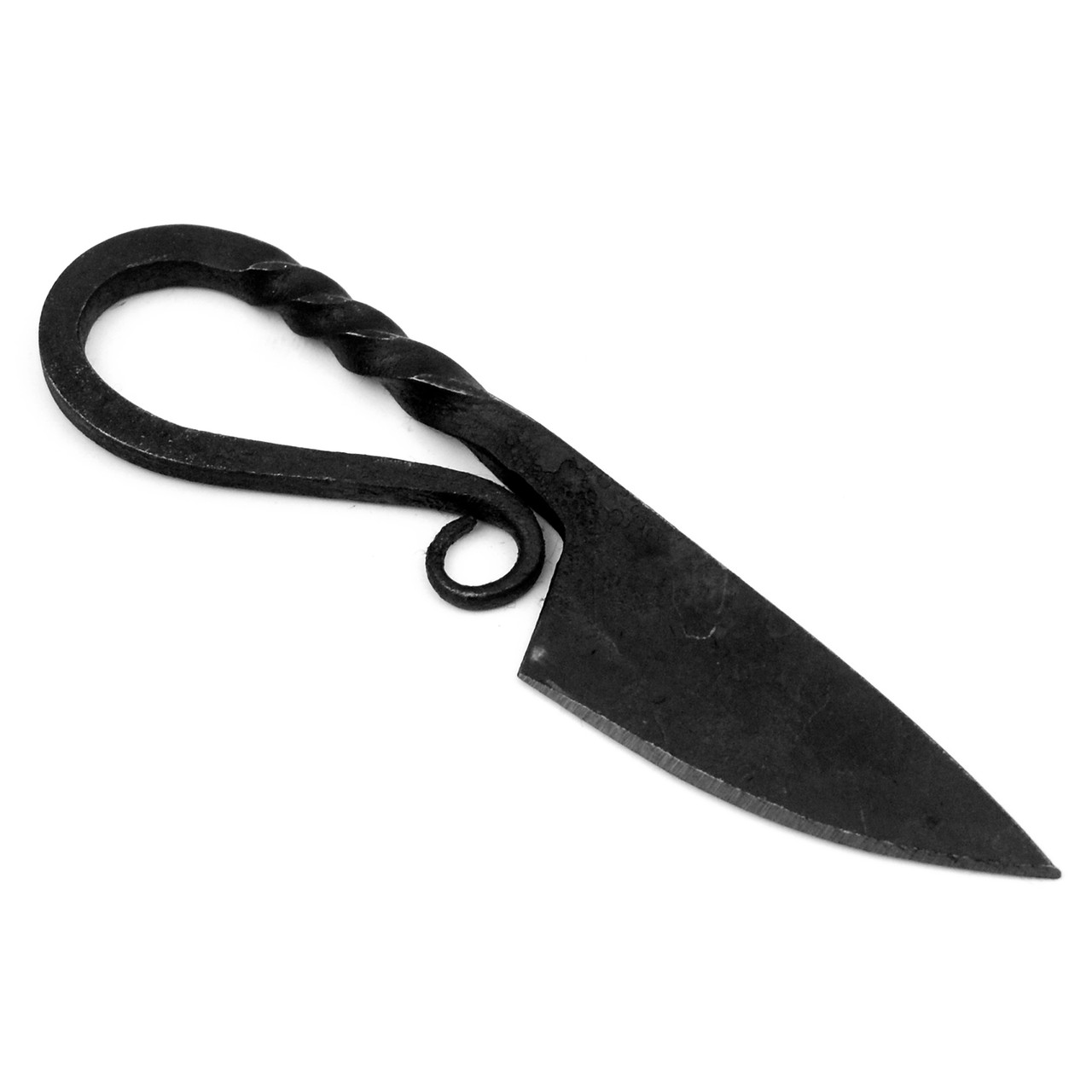 Twisted Sister Miniature Pocket Neck Knife Necklace Brown Sheath