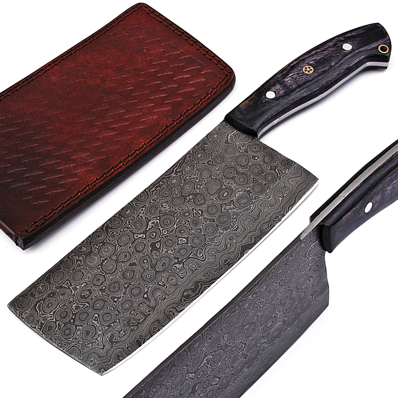 Stainless Steel Tiger Cleaver with Sheath