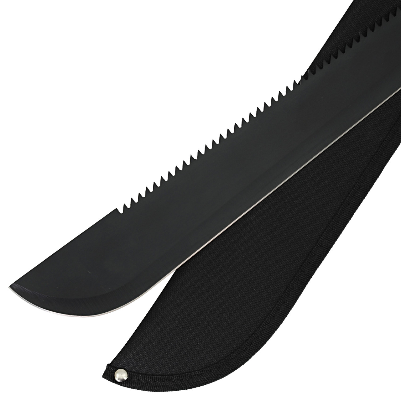 Night Stalker Sawback Latin Functional Outdoor Machete Knife