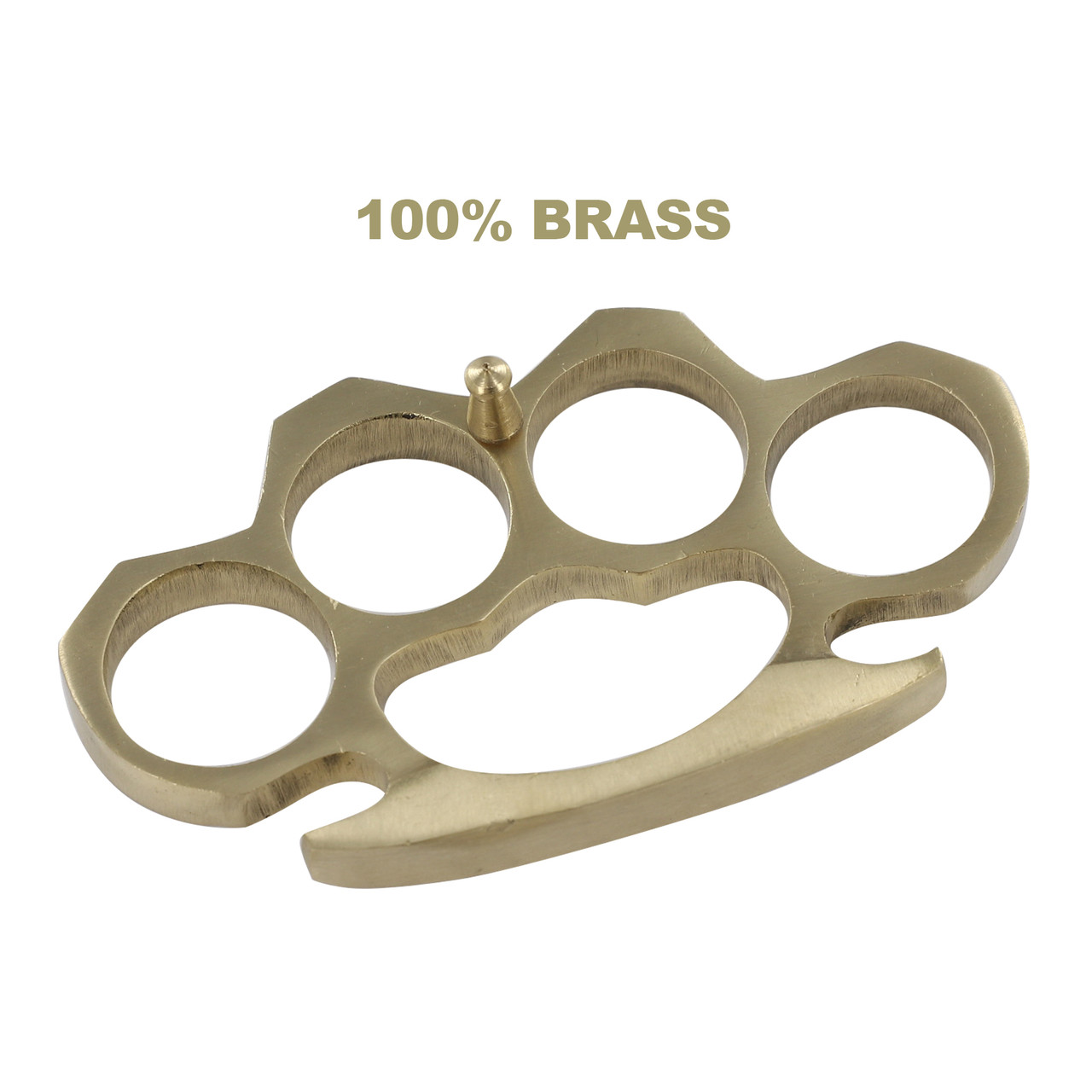 Fisticuffs 100% Solid Brass Classic Knuckle Duster Novelty Paper