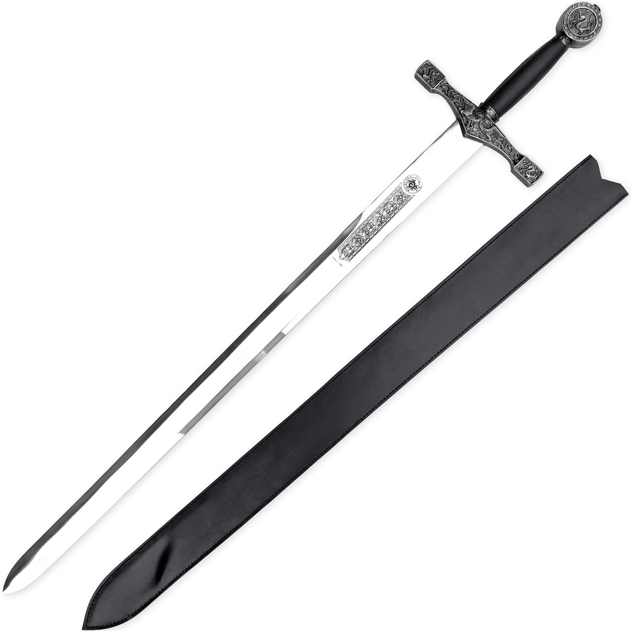 ele-king（12.15.17-19.21.23.25-28.30.32） King Arthur Deluxe Stainless Steel Replica Excalibur