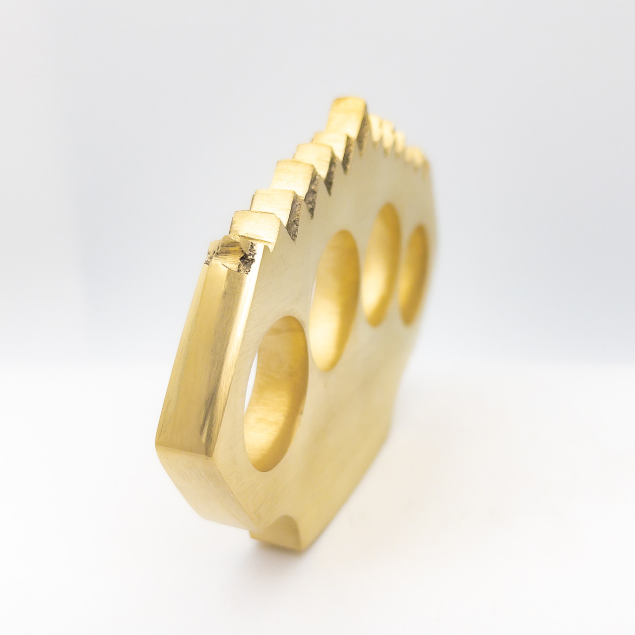 To the Death 100 Pure Brass Knuckle Paper Weight Accessory