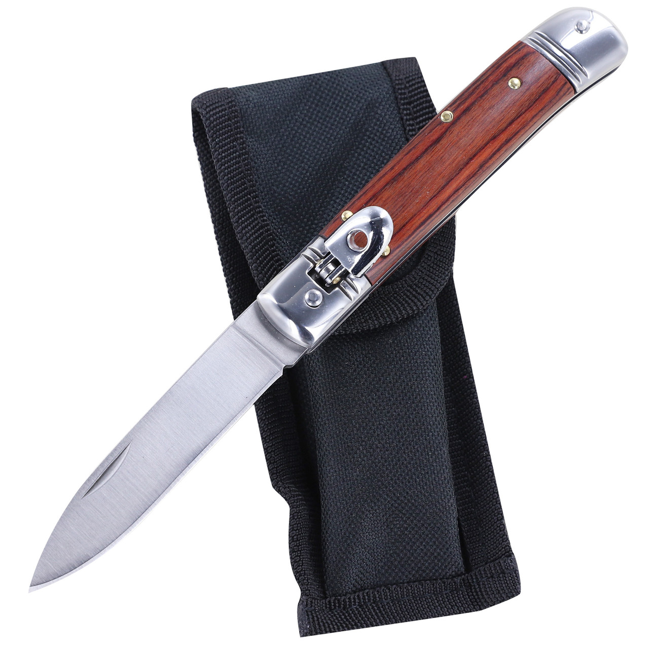 Resourcefulness Lever Lock Automatic Switchblade Knife - Kaswords.com