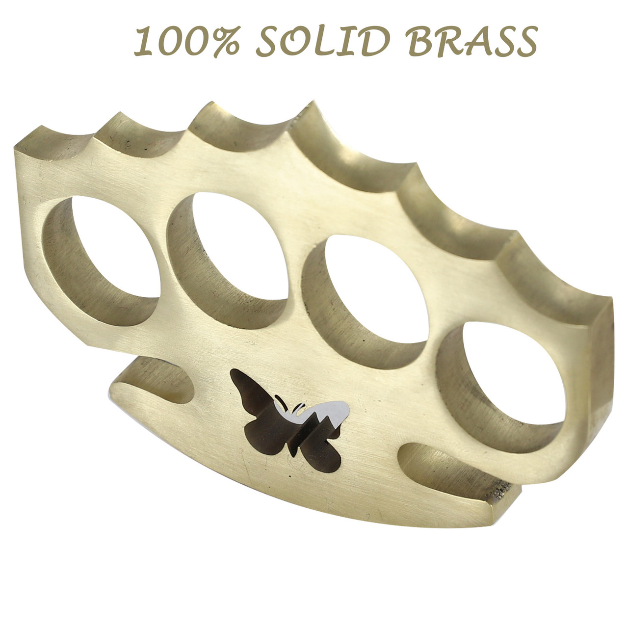 Float like a Butterfly 100% Pure Brass Knuckle Paper Weight Accessory 