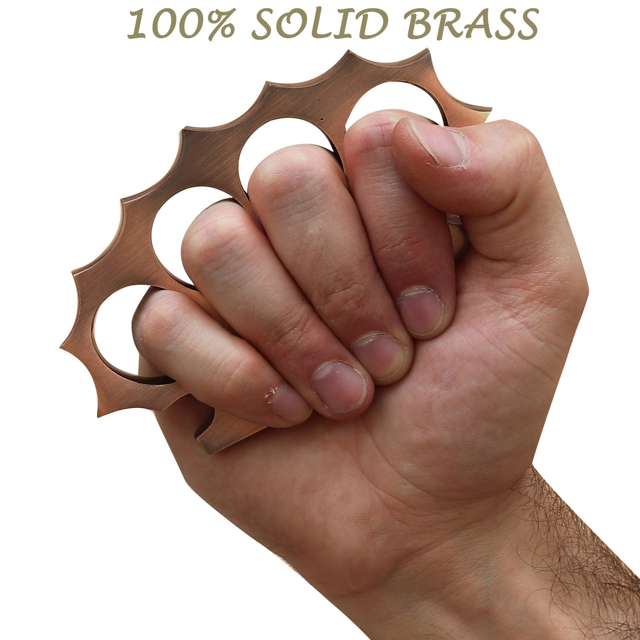 ROSE THORNS SPIKED BRASS KNUCKLE 100% PURE BRASS - Gun Gear