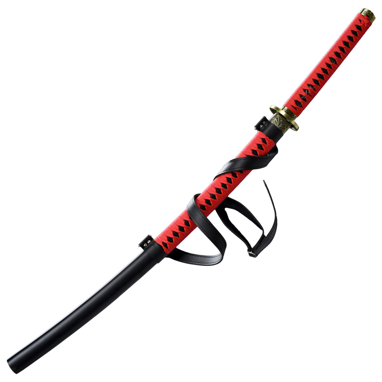 Demon Katana Sword 41 Inches | Full Tang, 1045 Carbon Steel, Sharp, With Display Stand