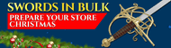 Prepare Your Store for Christmas: Benefits of Buying Swords in Bulk