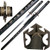 Ninja Straight Blade Samurai Double Pegged Katana