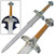 The Barbarian Antiqued Hero Sword