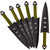 Apache Warrior Arrowhead Throwers Six Knives
