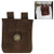 Medieval Renaissance Leather Brown Suede Pouch