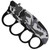 Knuckle Spring Assist Trench Knife - Arctic Camo