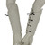 Medieval Padded Cloth Bracers - Ecru