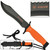 Casper Orange Survival Bowie Knife