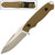 Full Tang Drop Point Tactical Knife Tan