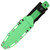 Full Tang Clip Point Hunting Knife Green