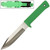 Full Tang Clip Point Hunting Knife Green Full Tang Clip Point Hunting Knife Green