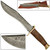 Buffalothorn Damascus Hunting Knife with Sienna Sheath Buffalothorn Damascus Hunting Knife with Sienna Sheath