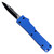 Electrifying California Legal OTF Dual Action Knife Blue