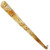 Crescent Burnt Carved Shoehorn