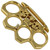 Deaths Triad Gold Knuckle Buckle