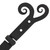 Hand Forged Iron Spiral Hinge