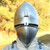 Medieval Bascinet Klappvisor Helmet