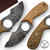 Hunt For Life Peaceful Uprising Damascus Steel Skinner Knife