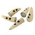 Natural Horn Viking Age Toggle Set Natural Horn Viking Age Toggle Set