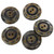 Horn Natural Earthbound 5 Piece Button Set Horn Natural Earthbound 5 Piece Button Set
