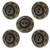 Horn Natural Earthbound 5 Piece Button Set Horn Natural Earthbound 5 Piece Button Set