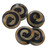 Horn Piper Heritage Hand Crafted 5 Piece Button Set Horn Piper Heritage Hand Crafted 5 Piece Button Set