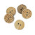 Under the Aztec Sun Custom Horn Button Set Under the Aztec Sun Custom Horn Button Set
