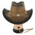 Buffalo Nickel Cowpuncher Leather Hat