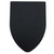 Round Table Black Blank Foam Shield Round Table Black Blank Foam Shield