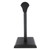 Sleek Black Satin Wooden Hat Helmet Stand Sleek Black Satin Wooden Hat Helmet Stand