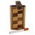 Tobacco Herringbone Retro Wooden Case Dugout