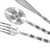 Medieval Stainless Steel Hand Forged Clover Design Cutlery Set Medieval Stainless Steel Hand Forged Clover Design Cutlery Set