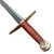 For Valhalla Damascus Steel Medieval Viking Long Sword