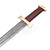 Golden High Strike Damascus Steel Battle Viking Sword
