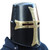 Dark Crusade Pure Brass Steel Great Helm Knights Helmet