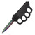 Alpha Omega Heavy Duty Damascus Steel Automatic OTF Trench Style Knuckle Knife