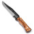 Wild Hog Bowie Outdoor Hunting Knife | Wooden Handle |