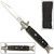 Italian Stiletto Switchblade Knife Silver Blade