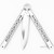 King’s Thorn Balisong Butterfly Knife Flipper Knife | Morning Silver