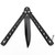 King’s Thorn Balisong Butterfly Knife Flipper Knife | Twilight Black