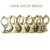Roundtable Riot Two Finger 100% Pure Brass Knuckle Paper Weight Accessory