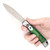 Automatic Volatile Toxin Lever Lock Knife with Translucent Green Handle