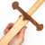 Knights Apprentice Fully Functional Sheesham Wood Dual-Toned Practice Training Sword