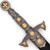 Solemn Mission Medieval Arming Dagger Knightly Costume Cosplay Historical Reenactment Knife w/ Hard Scabbard